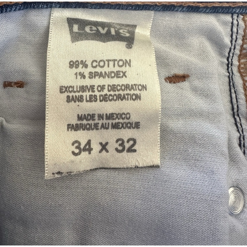 Levi's Jeans Denim Wide leg Men's 34 X 32 - Picture 4 of 4